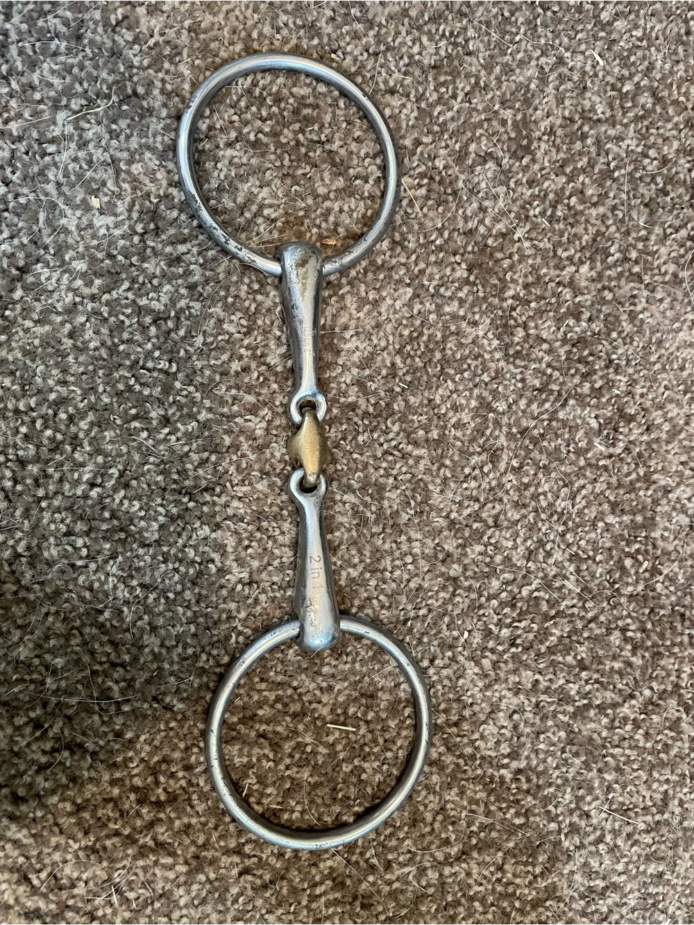 Two-Ring Loose Ring French link Snaffle Bit